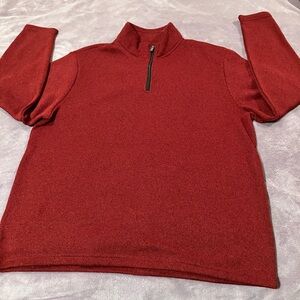 Old Navy Men's XL Burgundy 1/4 Zip-Up Sweater. Excellent Condition.